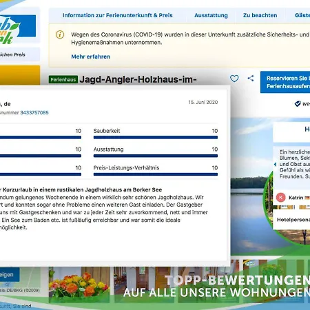 Jagd-angler-suite-03-im-wald-am-see 아파트